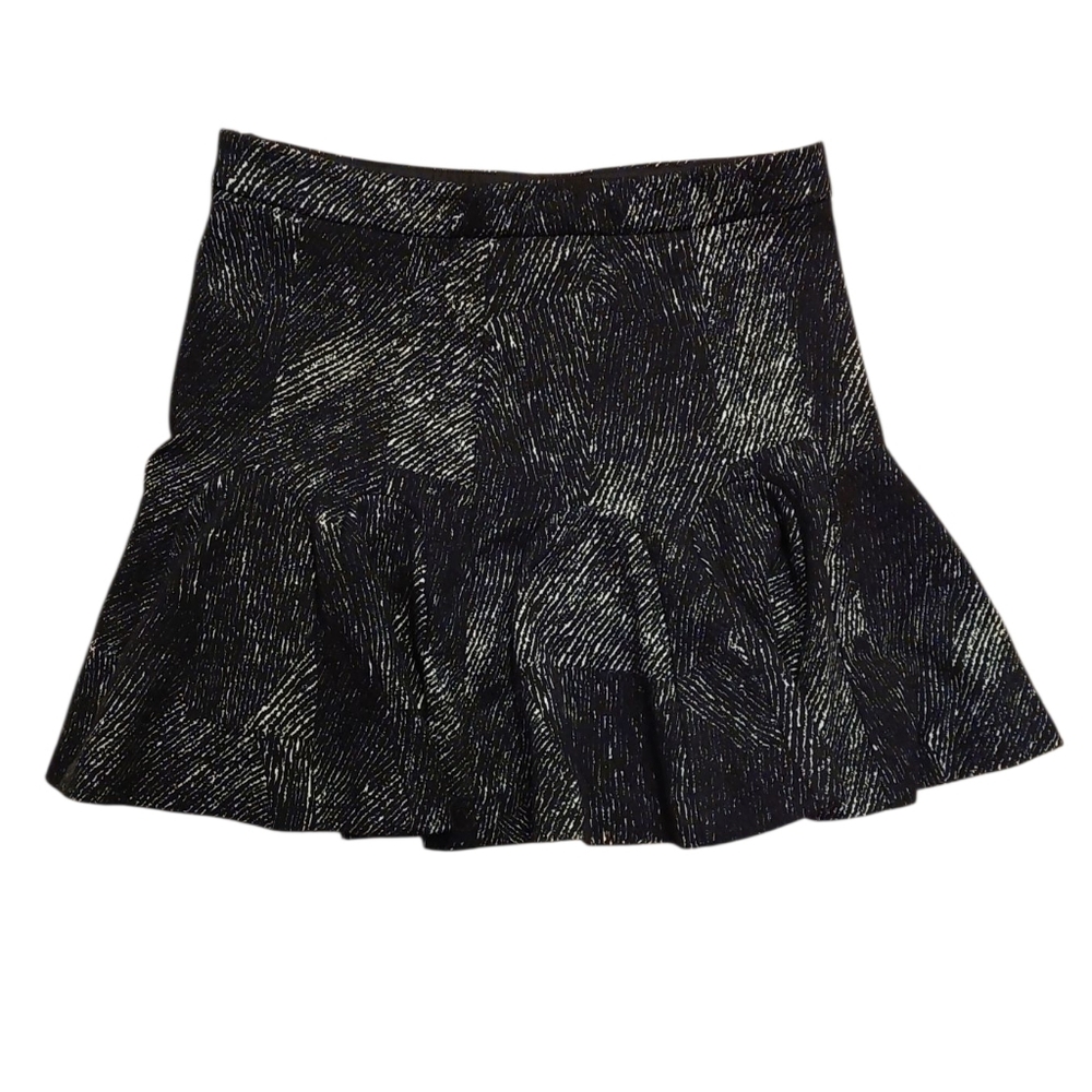 Banana Republic Black and White A-Line Skirt Sz 10